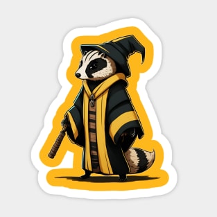 Badger from Wizard School Sticker
